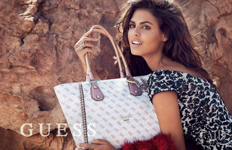 Bojana Krsmanovic featured in  the Guess Accessories advertisement for Holiday 2014