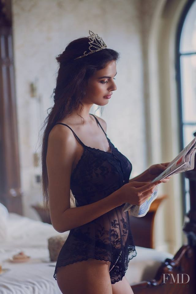 Bojana Krsmanovic featured in  the Cosabella advertisement for Holiday 2017