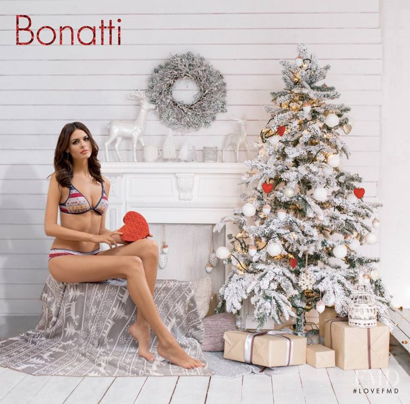 Bojana Krsmanovic featured in  the Bonatti advertisement for Holiday 2017