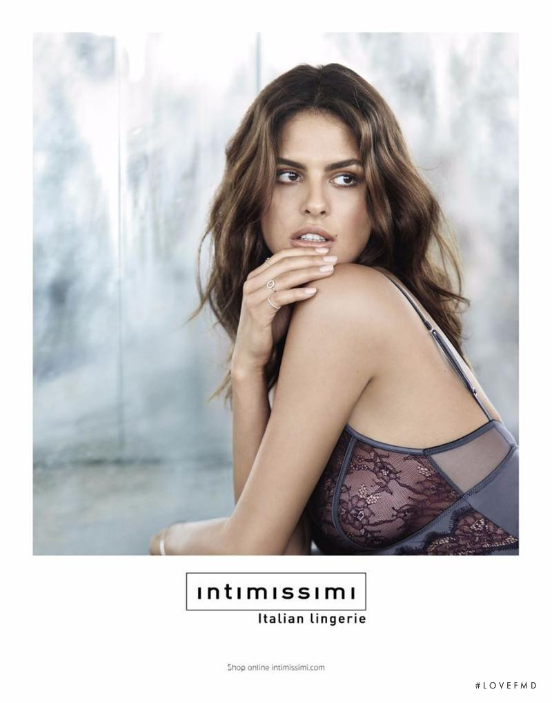 Bojana Krsmanovic featured in  the Intimissimi advertisement for Autumn/Winter 2016