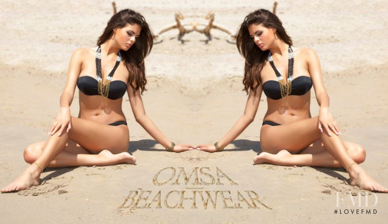 Bojana Krsmanovic featured in  the Omsa lookbook for Summer 2013