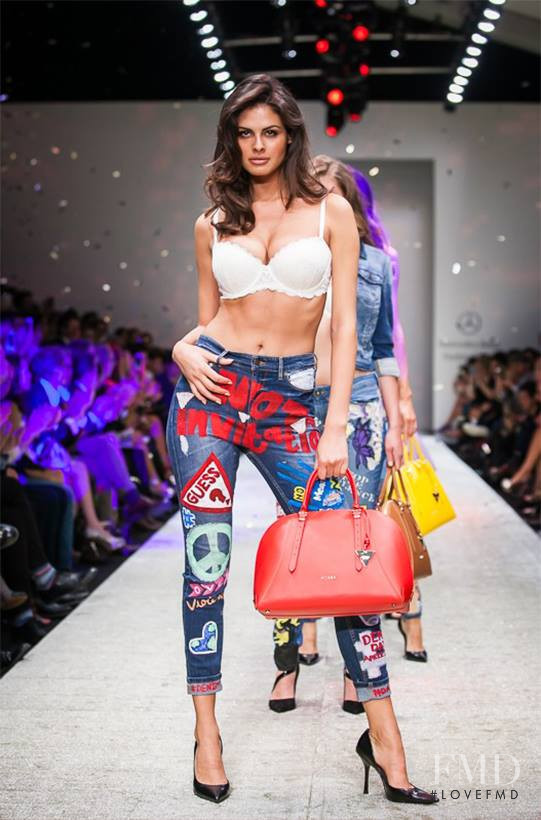 Bojana Krsmanovic featured in  the Guess fashion show for Spring/Summer 2016