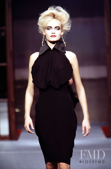 Amber Valletta featured in  the Vivienne Westwood Gold Label fashion show for Autumn/Winter 1996