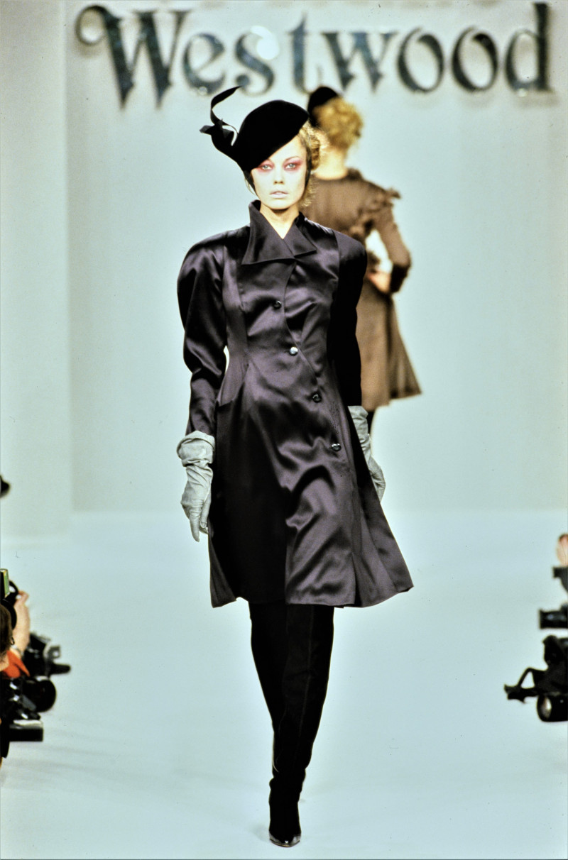 Tatiana Sorokko featured in  the Vivienne Westwood Red Label fashion show for Autumn/Winter 1996