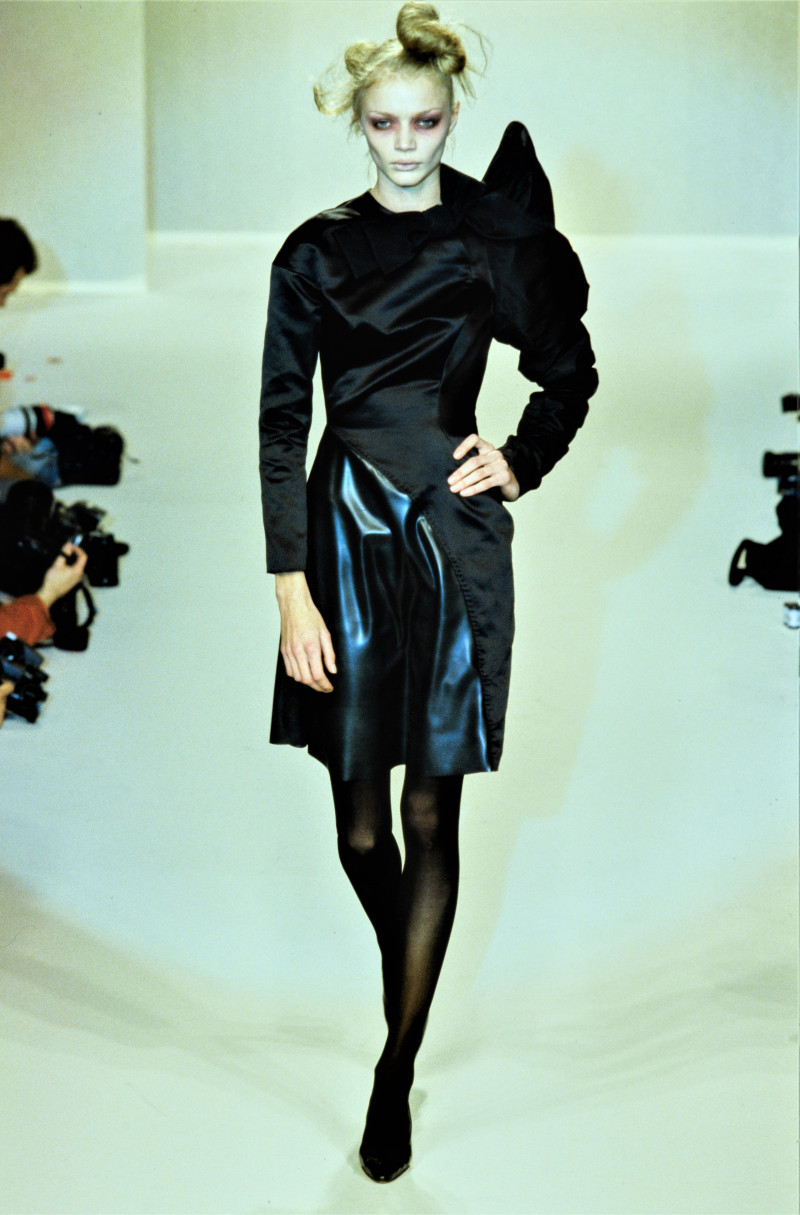 Jodie Kidd featured in  the Vivienne Westwood Red Label fashion show for Autumn/Winter 1996
