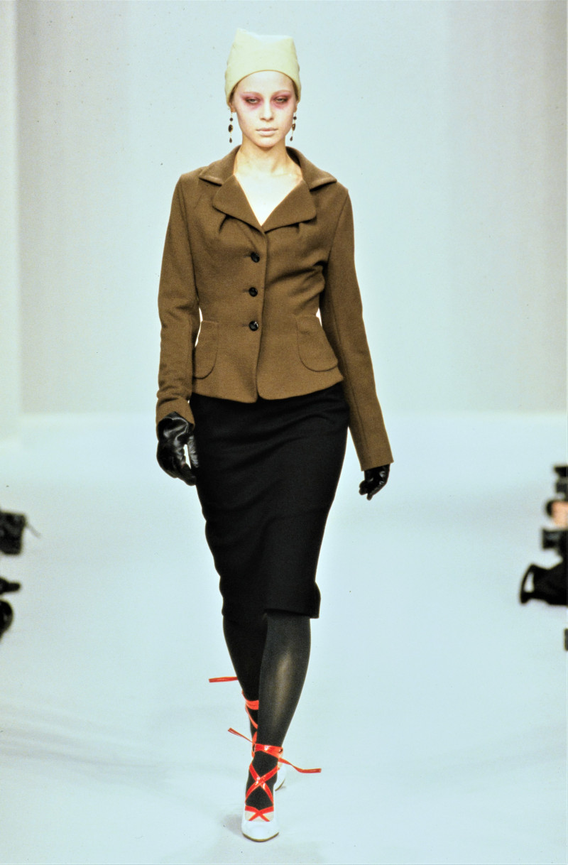 Nina Brosh featured in  the Vivienne Westwood Red Label fashion show for Autumn/Winter 1996