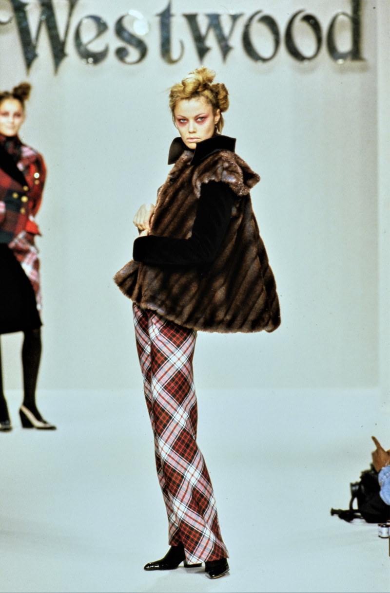 Tatiana Sorokko featured in  the Vivienne Westwood Red Label fashion show for Autumn/Winter 1996