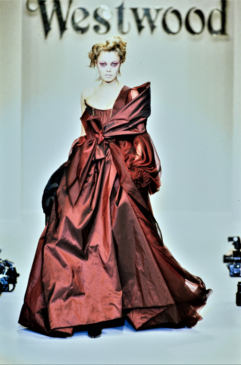 Tatiana Sorokko featured in  the Vivienne Westwood Red Label fashion show for Autumn/Winter 1996