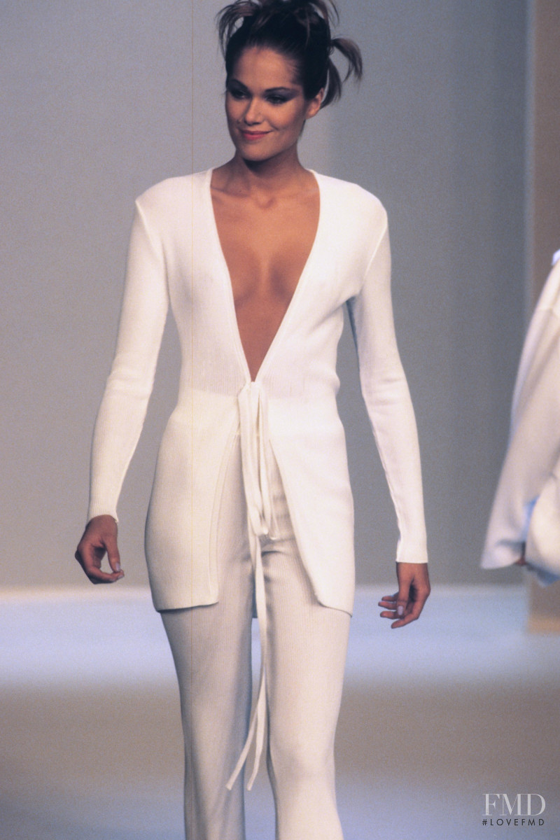Rosemarie Wetzel featured in  the Angelo Tarlazzi fashion show for Spring/Summer 1997