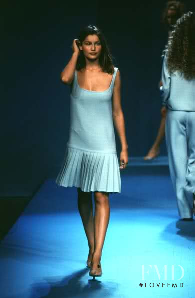 Laetitia Casta featured in  the Junko Shimada fashion show for Spring/Summer 1997
