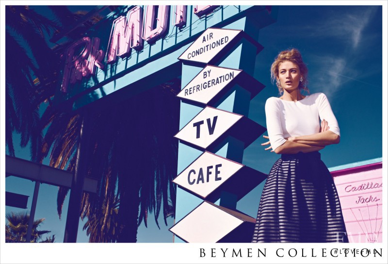 Michelle Buswell featured in  the Beymen advertisement for Spring/Summer 2013