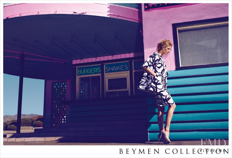 Michelle Buswell featured in  the Beymen advertisement for Spring/Summer 2013