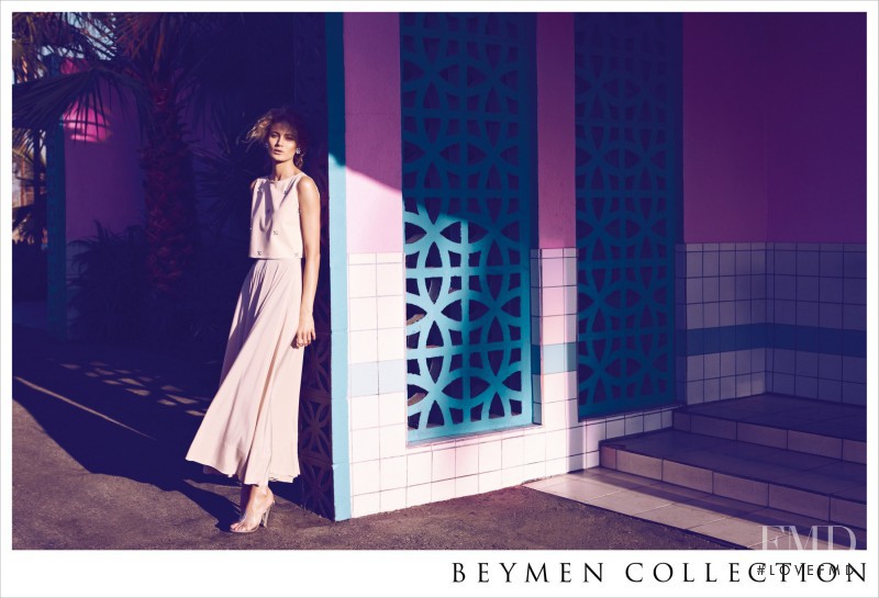 Michelle Buswell featured in  the Beymen advertisement for Spring/Summer 2013