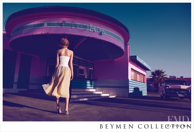 Michelle Buswell featured in  the Beymen advertisement for Spring/Summer 2013