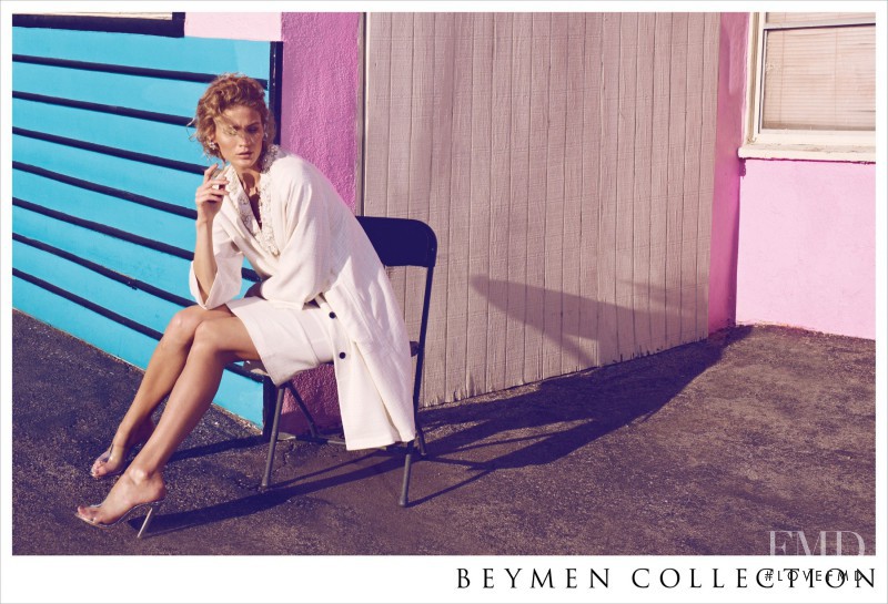 Michelle Buswell featured in  the Beymen advertisement for Spring/Summer 2013