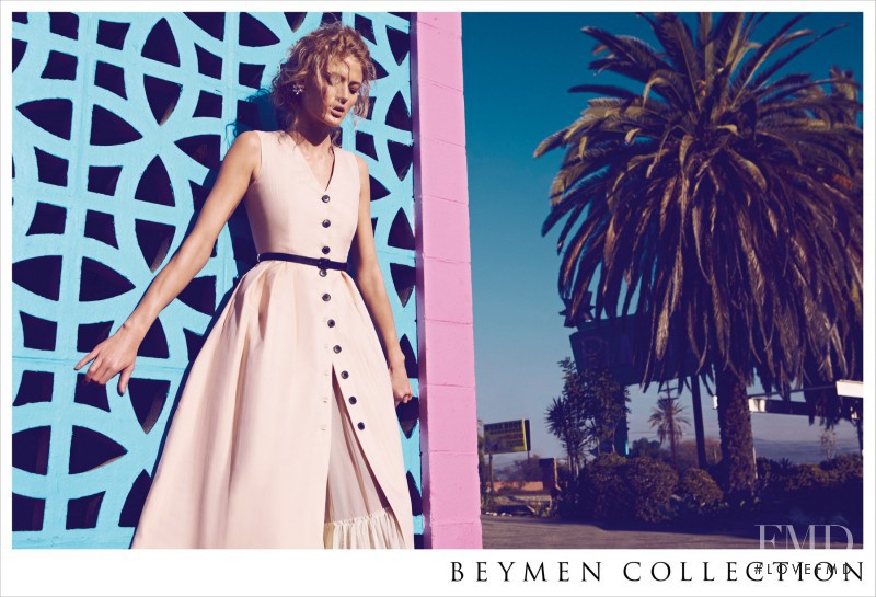 Michelle Buswell featured in  the Beymen advertisement for Spring/Summer 2013