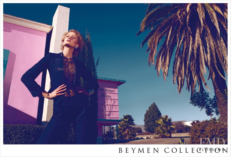 Michelle Buswell featured in  the Beymen advertisement for Spring/Summer 2013