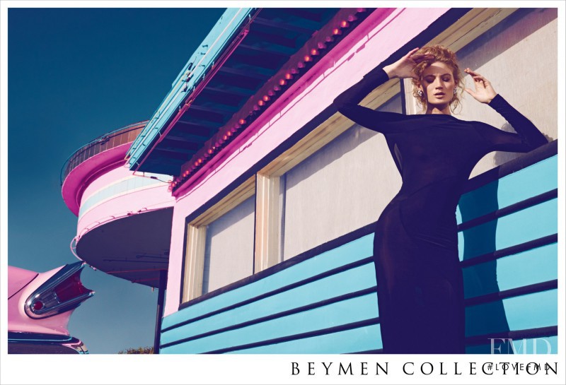 Michelle Buswell featured in  the Beymen advertisement for Spring/Summer 2013