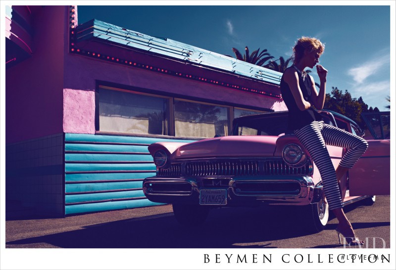 Michelle Buswell featured in  the Beymen advertisement for Spring/Summer 2013