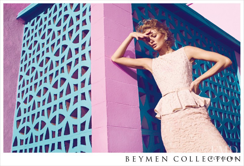 Michelle Buswell featured in  the Beymen advertisement for Spring/Summer 2013