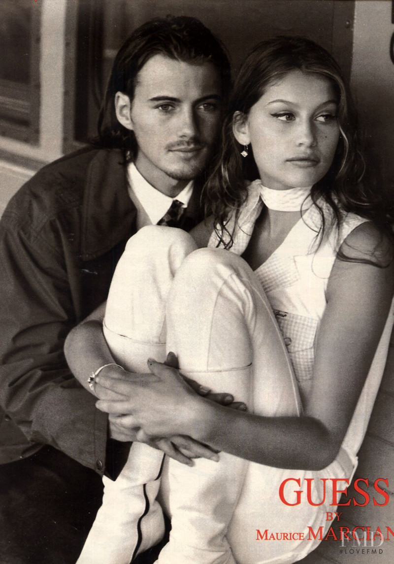Laetitia Casta featured in  the Guess by Marciano advertisement for Autumn/Winter 1996