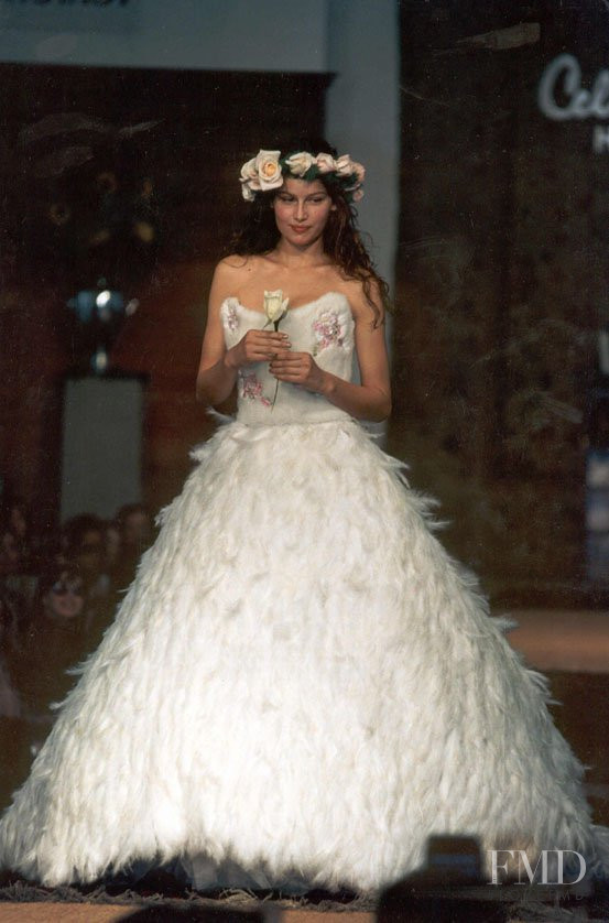 Laetitia Casta featured in  the Celia Kritharioti fashion show for Autumn/Winter 2000