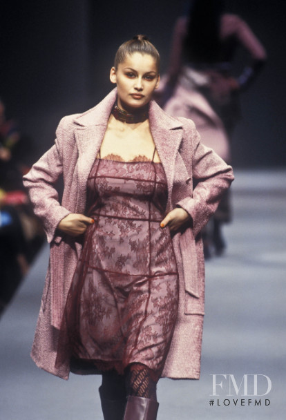 Laetitia Casta featured in  the Christian Lacroix fashion show for Autumn/Winter 1996