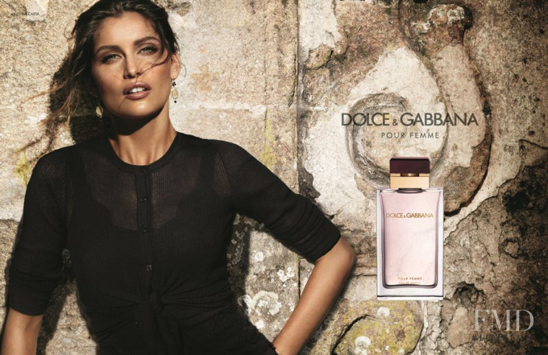 Laetitia Casta featured in  the Dolce & Gabbana Fragrance Intense advertisement for Autumn/Winter 2016
