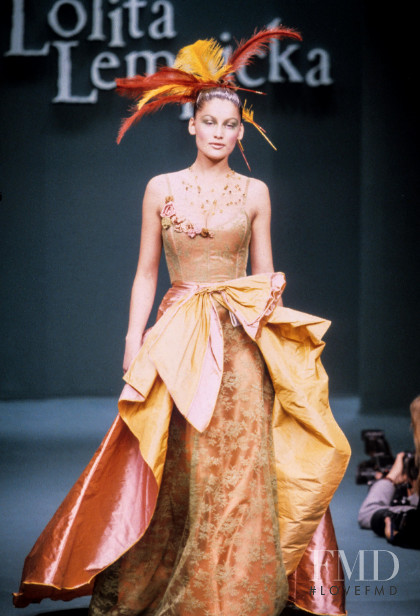 Laetitia Casta featured in  the Lolita Lempicka fashion show for Autumn/Winter 1996