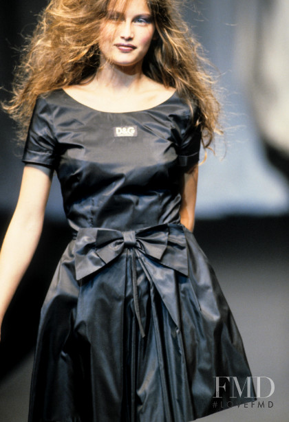 Laetitia Casta featured in  the D&G fashion show for Autumn/Winter 1995