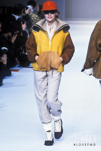 Laetitia Casta featured in  the Jean-Charles De Castelbajac fashion show for Autumn/Winter 1996