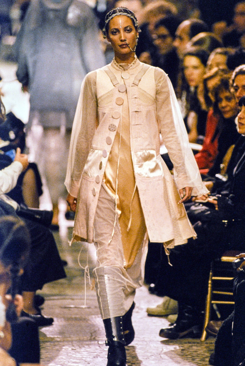 Christy Turlington featured in  the Jean-Paul Gaultier fashion show for Spring/Summer 1994