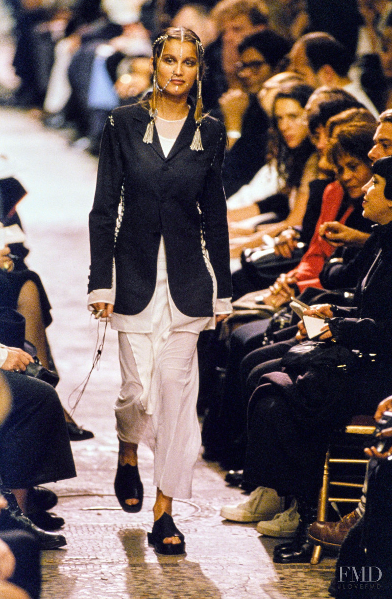 Laetitia Casta featured in  the Jean-Paul Gaultier fashion show for Spring/Summer 1994