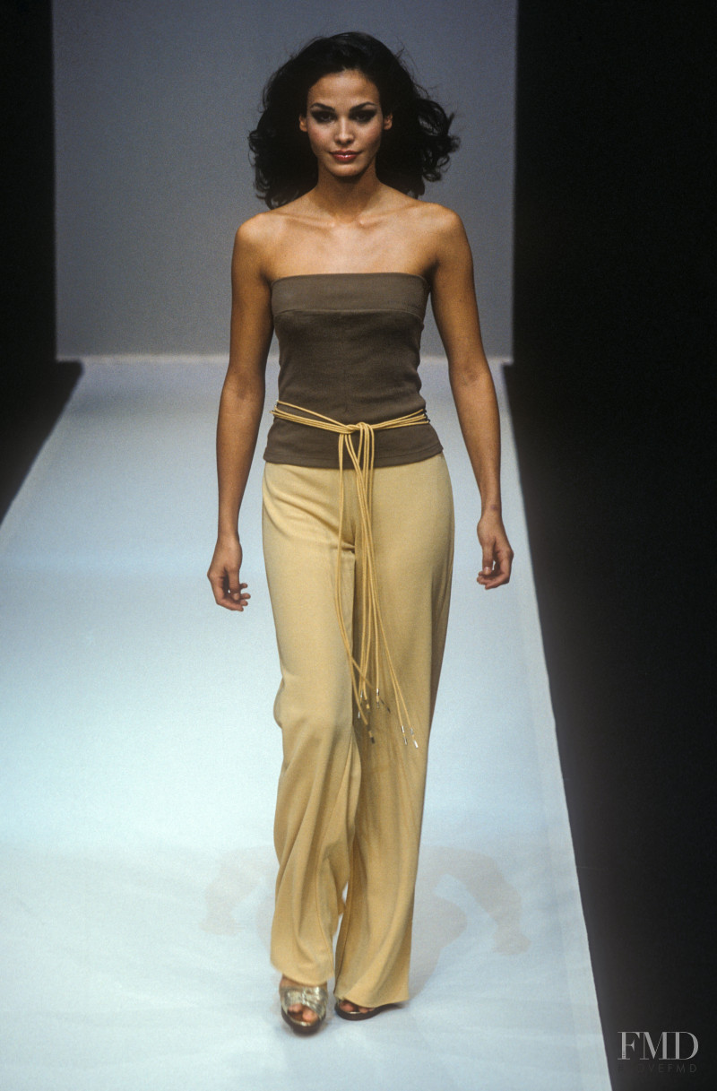 Ines Sastre featured in  the Paco Rabanne fashion show for Spring/Summer 1997