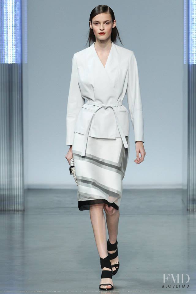 Kremi Otashliyska featured in  the Helmut Lang fashion show for Spring/Summer 2014