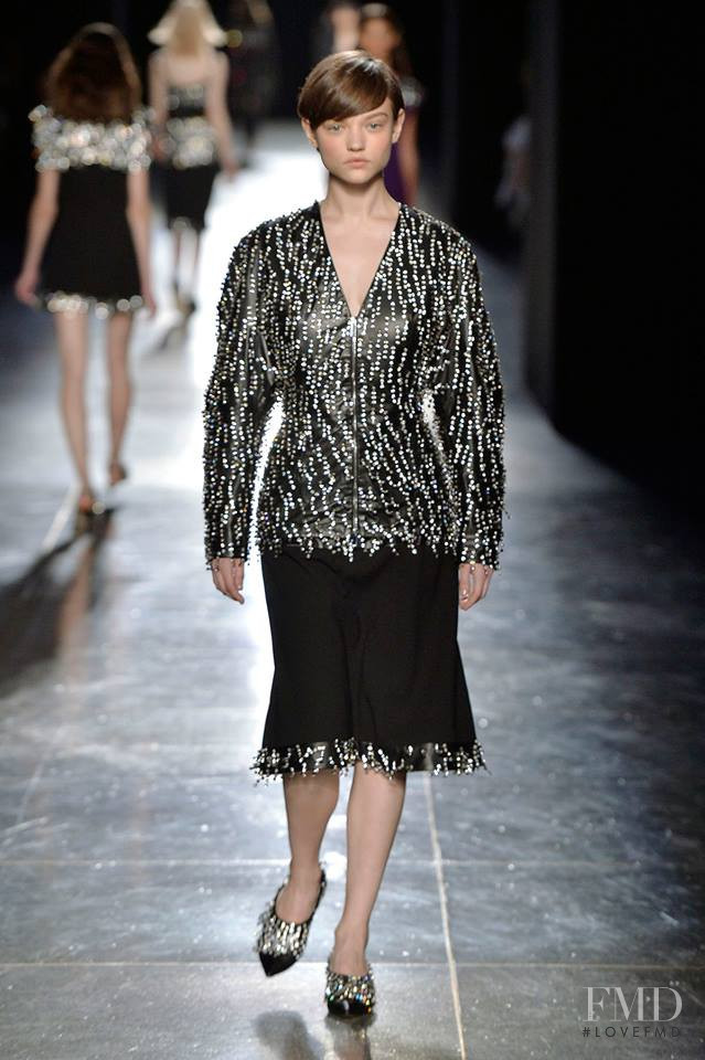 Pasha Harulia featured in  the Christopher Kane fashion show for Autumn/Winter 2018