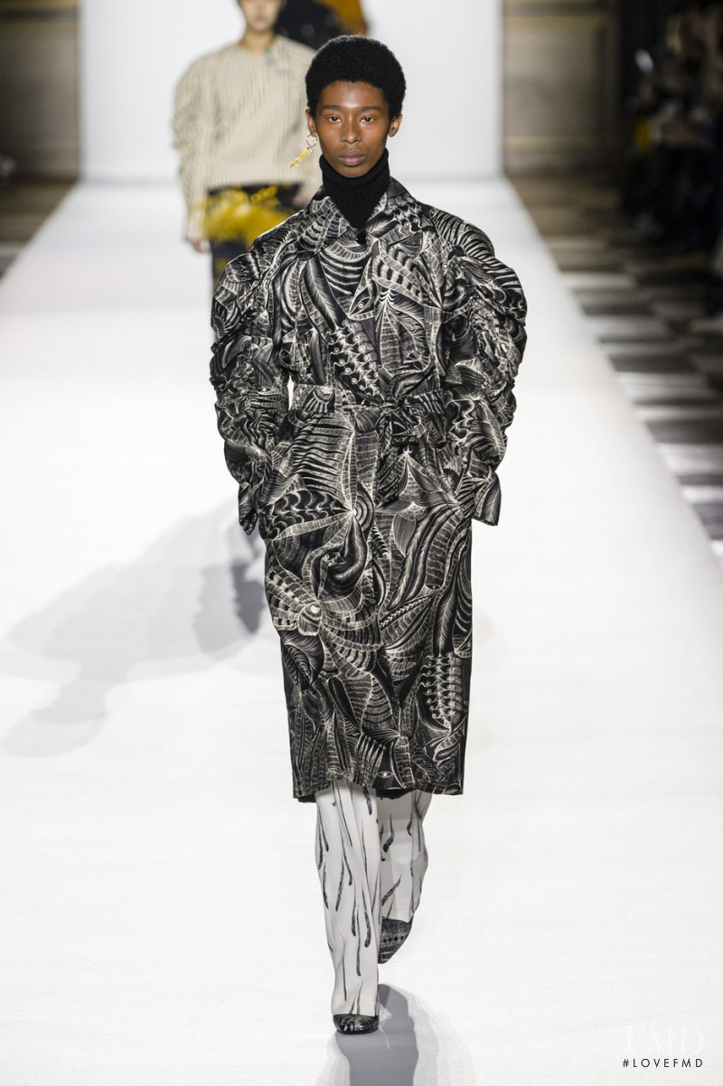 Haytal Blackwood featured in  the Dries van Noten fashion show for Autumn/Winter 2018