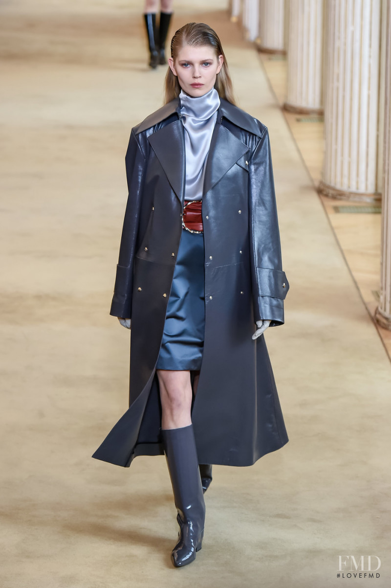 Ola Rudnicka featured in  the Nina Ricci fashion show for Autumn/Winter 2018