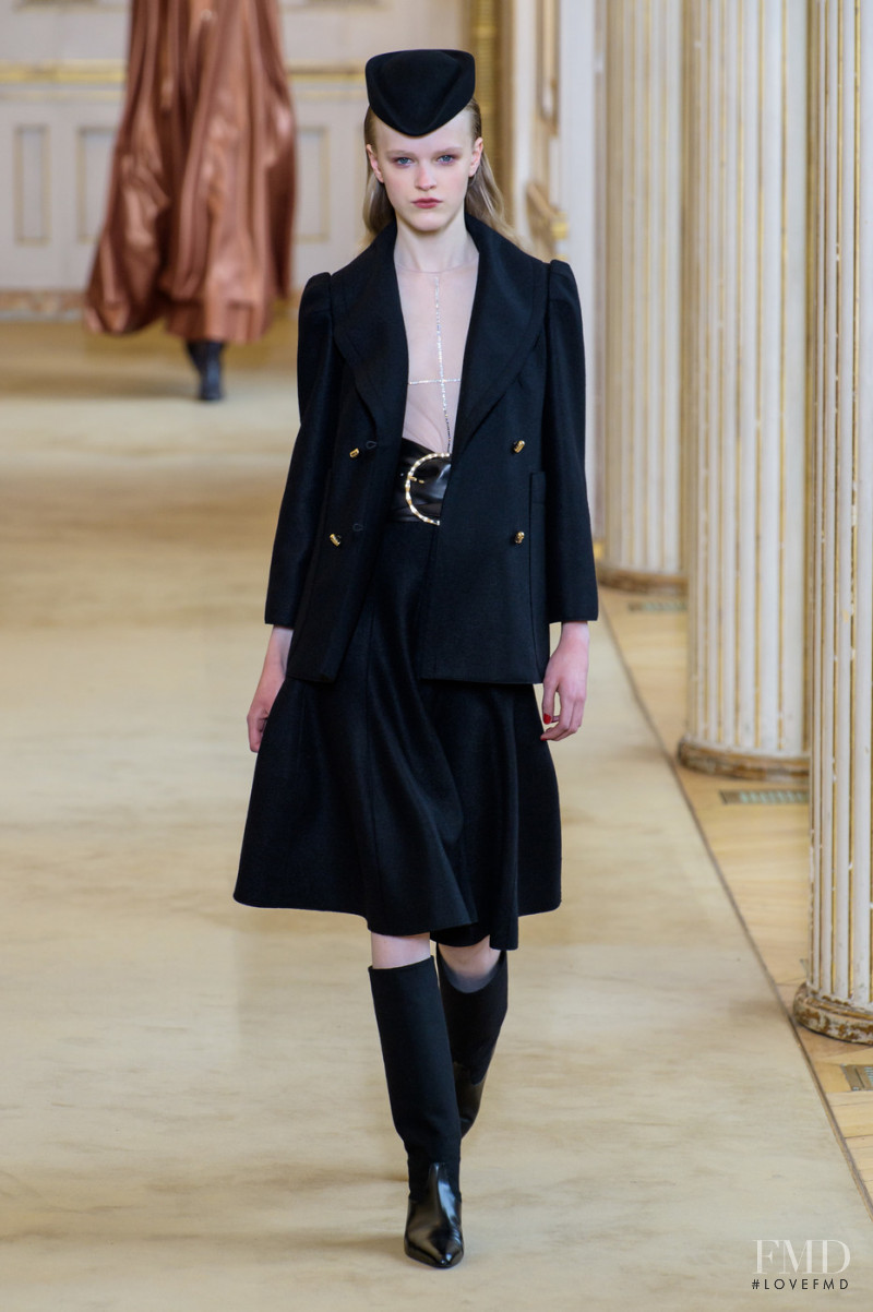 Hannah Motler featured in  the Nina Ricci fashion show for Autumn/Winter 2018