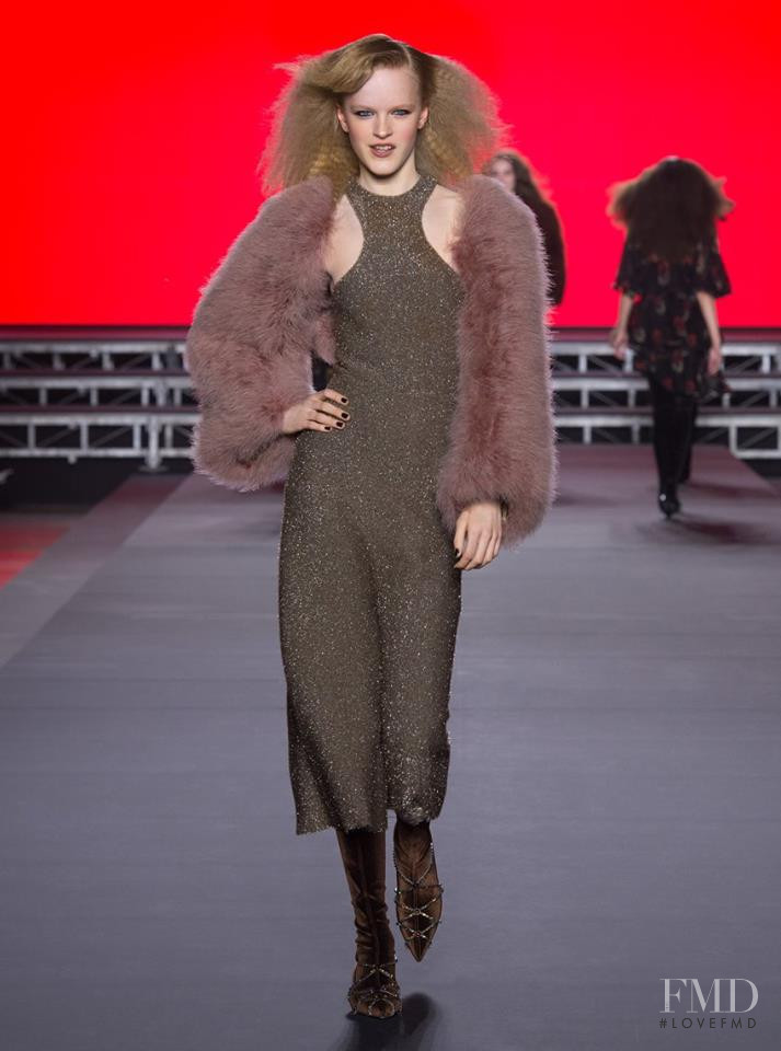 Hannah Motler featured in  the Sonia Rykiel fashion show for Autumn/Winter 2018