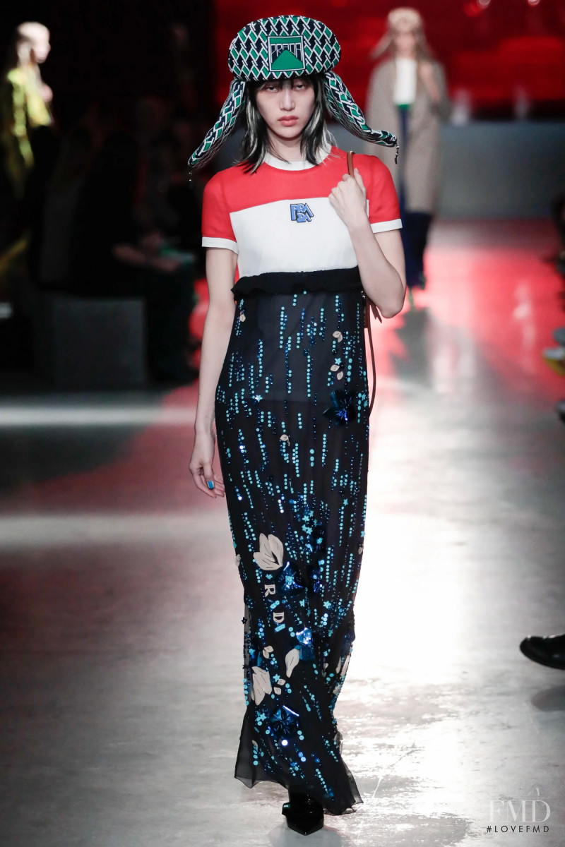 So Ra Choi featured in  the Prada fashion show for Resort 2019