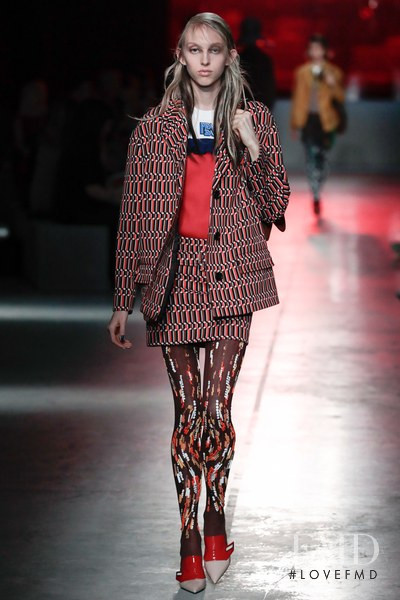 Delilah Koch featured in  the Prada fashion show for Resort 2019
