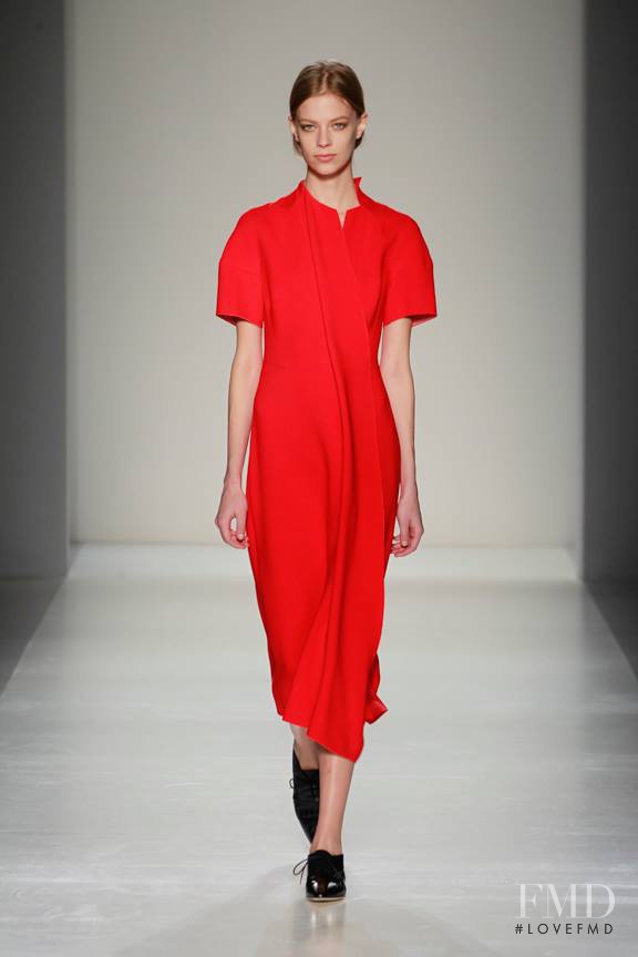 Lexi Boling featured in  the Victoria Beckham fashion show for Autumn/Winter 2014