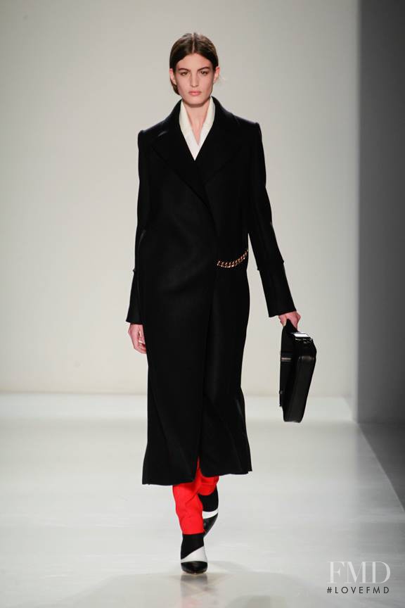 Elodia Prieto featured in  the Victoria Beckham fashion show for Autumn/Winter 2014