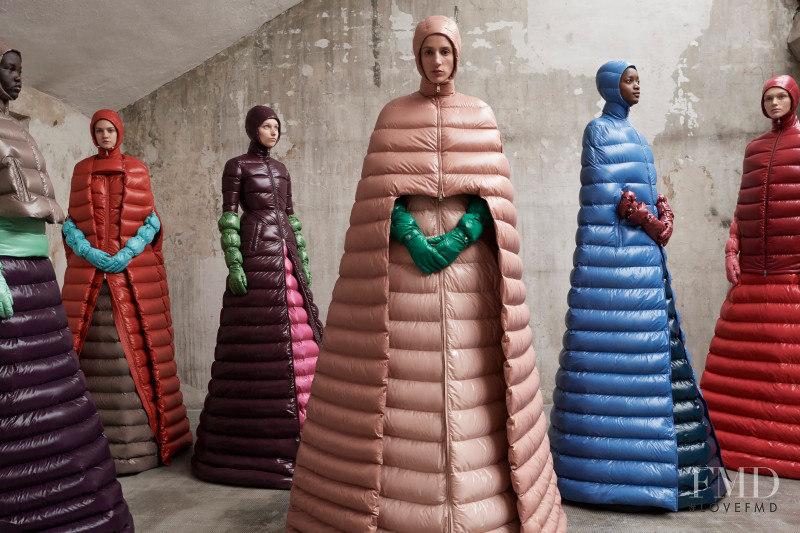 Adut Akech Bior featured in  the Moncler lookbook for Autumn/Winter 2018