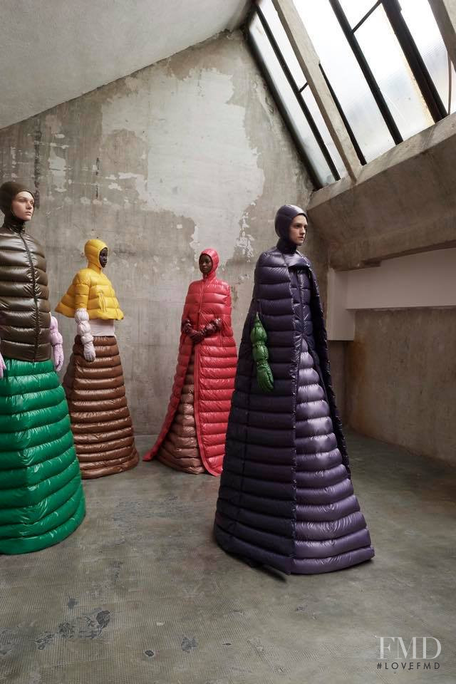 Adut Akech Bior featured in  the Moncler lookbook for Autumn/Winter 2018