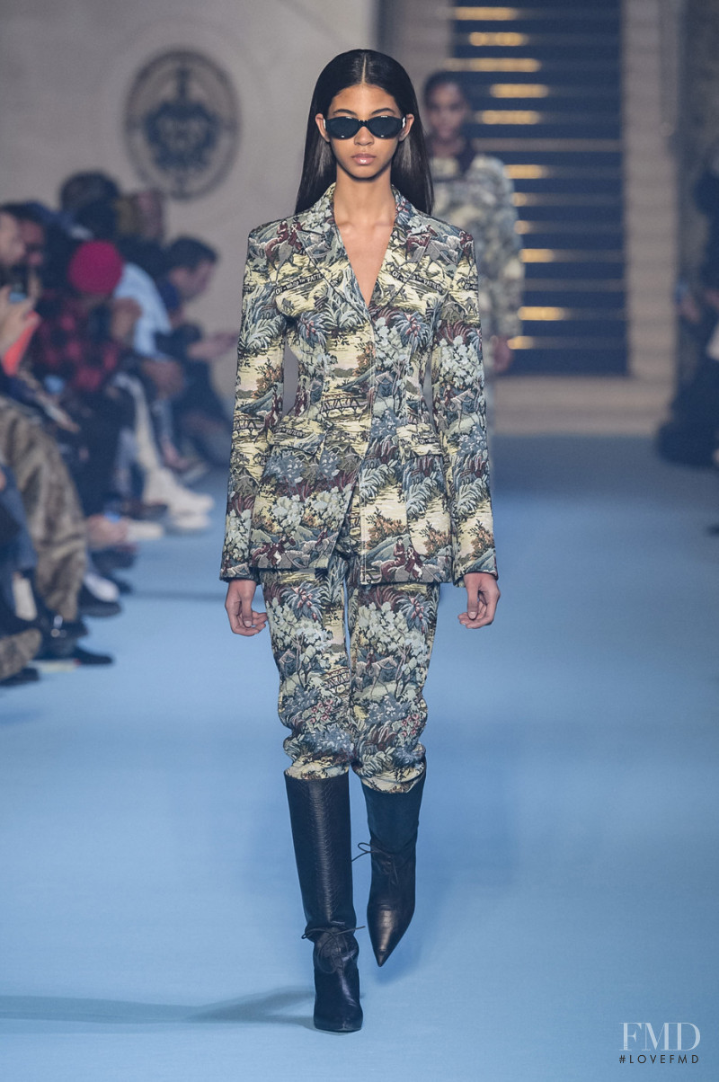 Rocio Marconi featured in  the Off-White fashion show for Autumn/Winter 2018