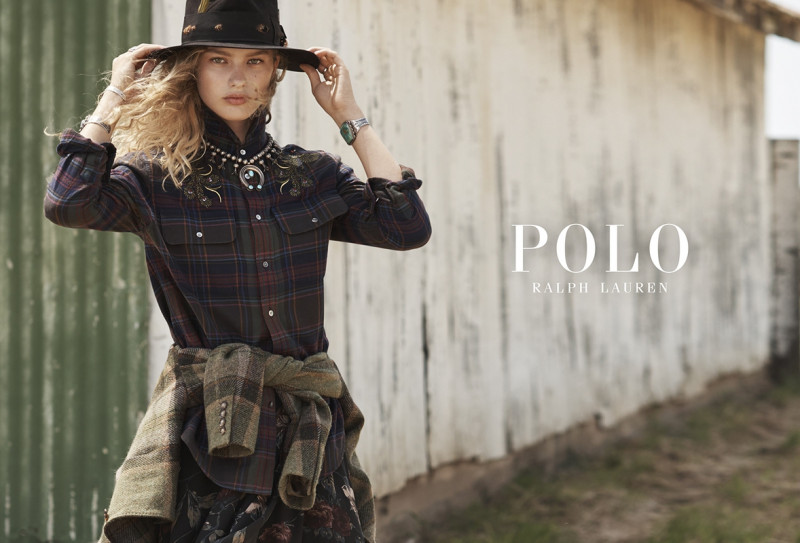 Dorit Revelis featured in  the Polo Ralph Lauren advertisement for Autumn/Winter 2017