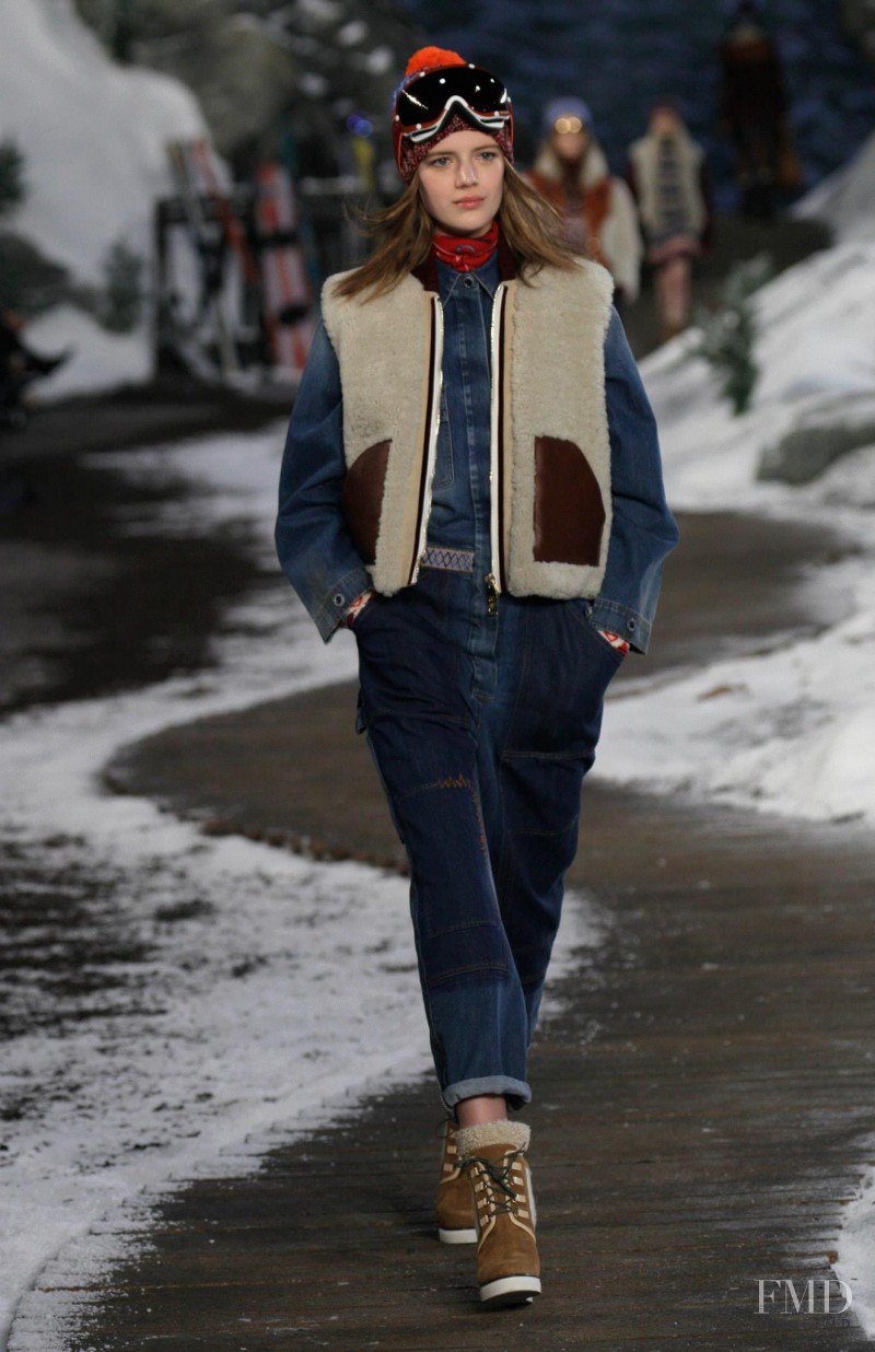 Esther Heesch featured in  the Tommy Hilfiger fashion show for Autumn/Winter 2014