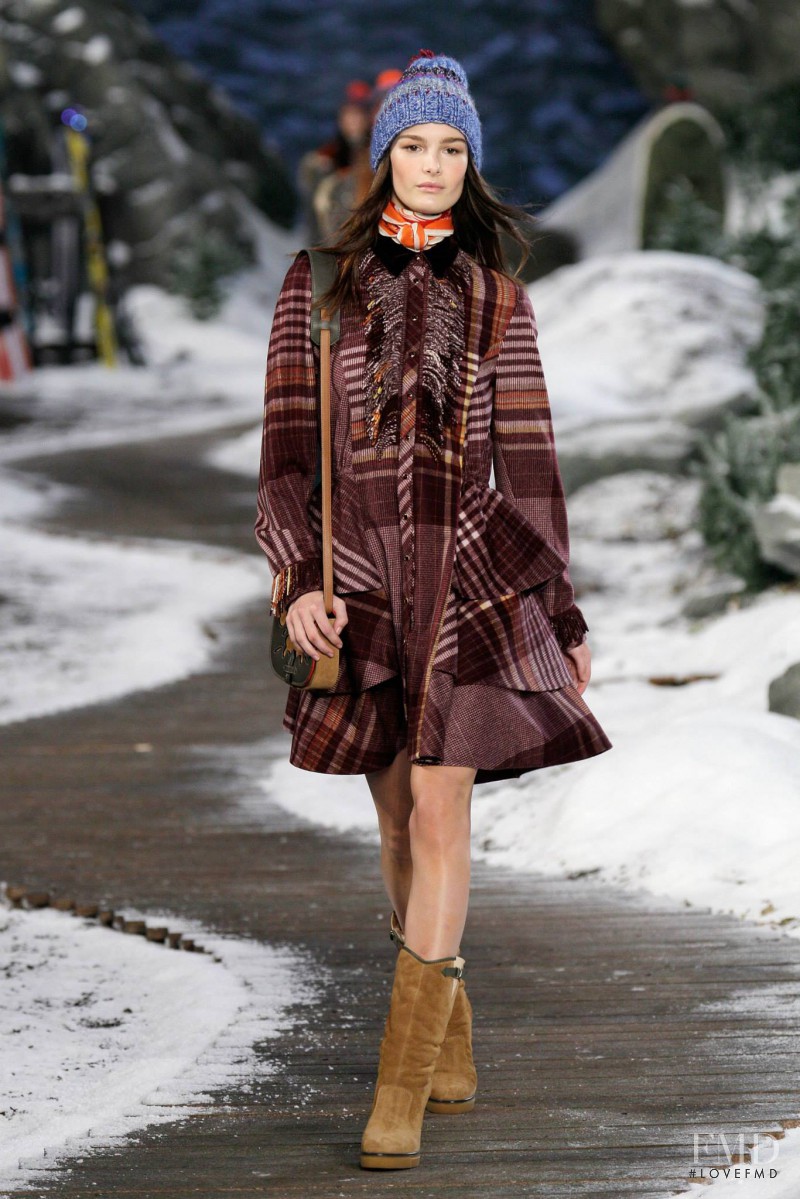 Ophélie Guillermand featured in  the Tommy Hilfiger fashion show for Autumn/Winter 2014